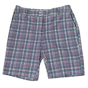 Cutter &buck golf shorts Annika plaid shorts size 10